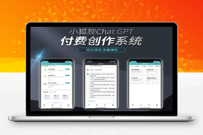 小狐狸ChatGPT付费创作系统1.9.7 本版核心增加了GPT4.0接口功能，小程序端内置了AI绘画功能-参考资源